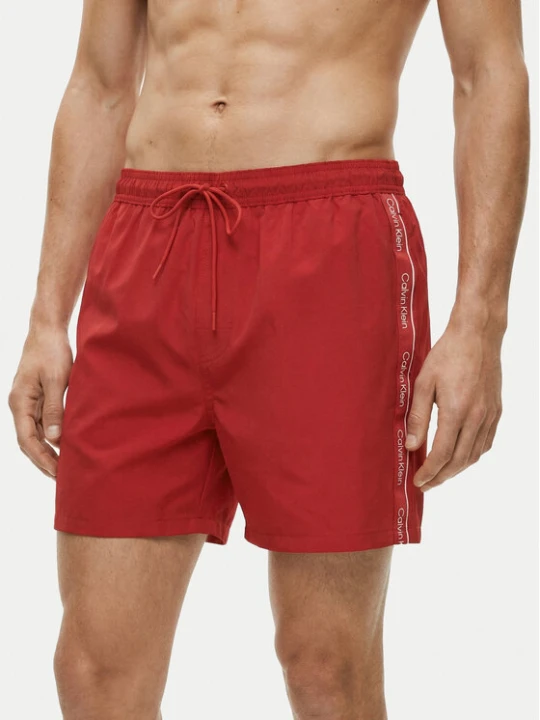 Zdjęcie produktu Calvin Klein Swimwear Szorty kąpielowe LV00N61002 Czerwony Regular Fit