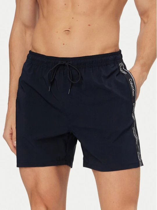 Zdjęcie produktu Calvin Klein Swimwear Szorty kąpielowe LV00N61002 Granatowy Regular Fit