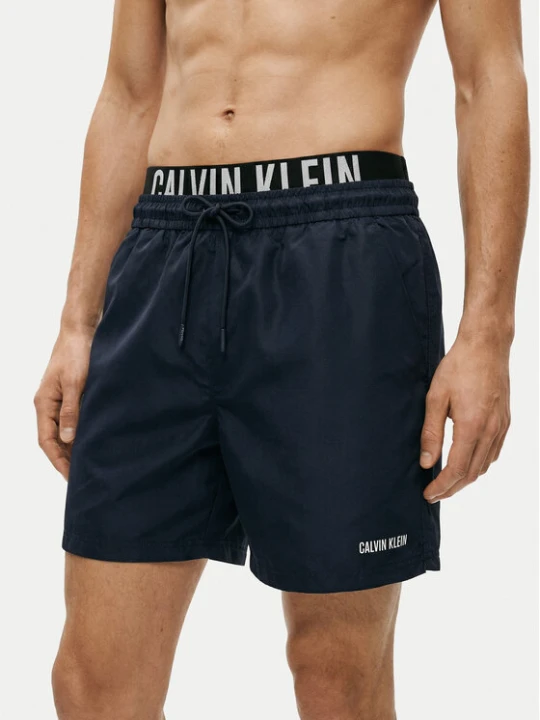 Zdjęcie produktu Calvin Klein Swimwear Szorty kąpielowe LV00N61015 Granatowy Regular Fit