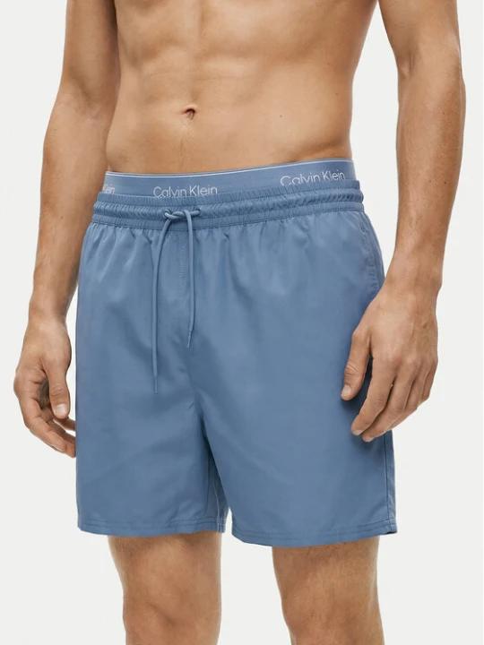 Zdjęcie produktu Calvin Klein Swimwear Szorty kąpielowe LV00N61023 Niebieski Regular Fit