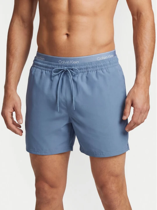 Zdjęcie produktu Calvin Klein Swimwear Szorty kąpielowe LV00N61024 Niebieski Regular Fit