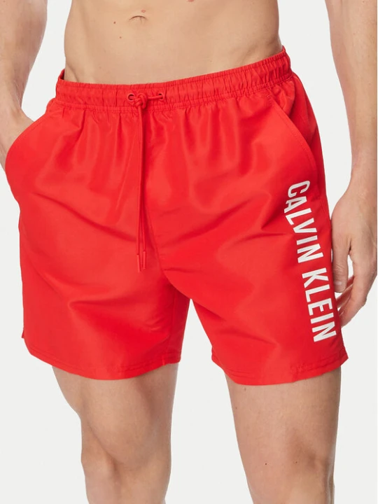 Zdjęcie produktu Calvin Klein Swimwear Szorty kąpielowe LV00N61047 Czerwony Regular Fit