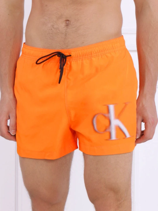 Zdjęcie produktu Calvin Klein Swimwear Szorty kąpielowe | Regular Fit pomarańczowy