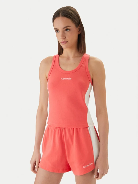 Zdjęcie produktu Calvin Klein Swimwear Top LV00Q61152 Różowy Slim Fit