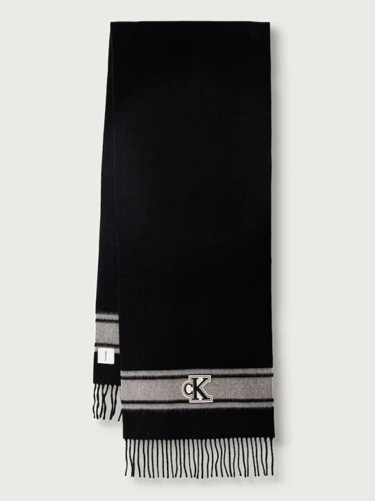 Zdjęcie produktu Calvin Klein szalik damski wełniany czarny