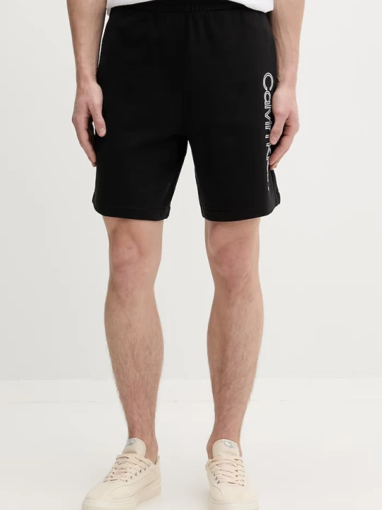 Zdjęcie produktu Calvin Klein szorty dresowe męskie bawełniane czarny