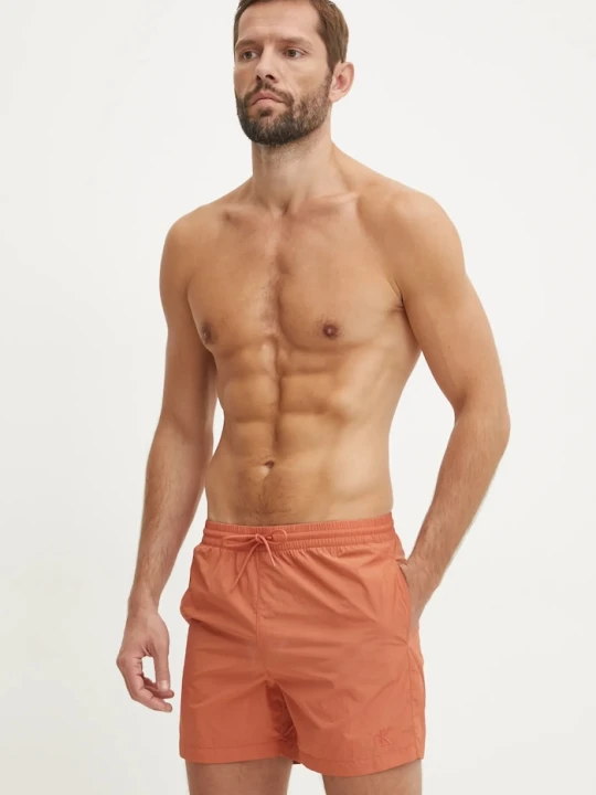 Zdjęcie produktu Calvin Klein szorty kąpielowe pomarańczowy