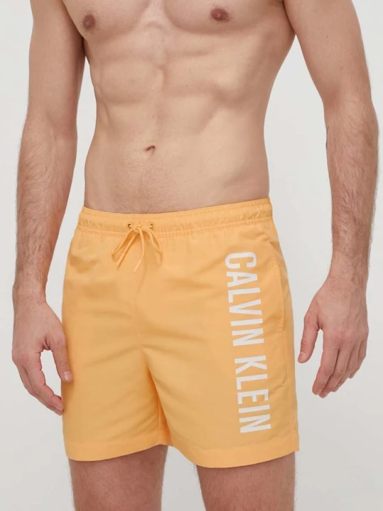 Zdjęcie produktu Calvin Klein szorty kąpielowe pomarańczowy