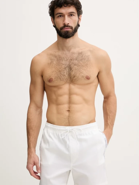 Zdjęcie produktu Calvin Klein szorty kąpielowe męskie beżowy