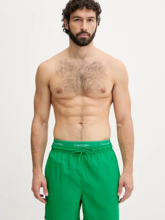 Zdjęcie produktu Calvin Klein szorty kąpielowe męskie zielony