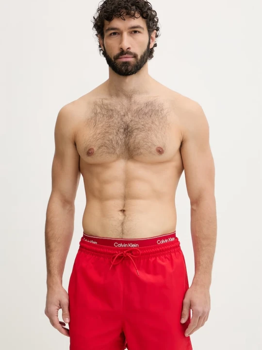 Zdjęcie produktu Calvin Klein szorty kąpielowe męskie czerwony