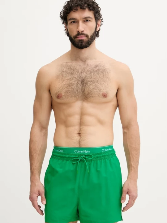 Zdjęcie produktu Calvin Klein szorty kąpielowe męskie zielony
