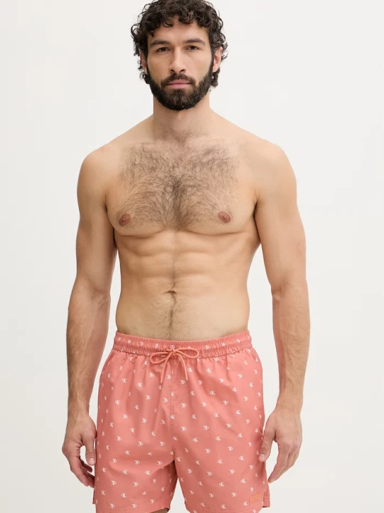Zdjęcie produktu Calvin Klein szorty kąpielowe męskie pomarańczowy