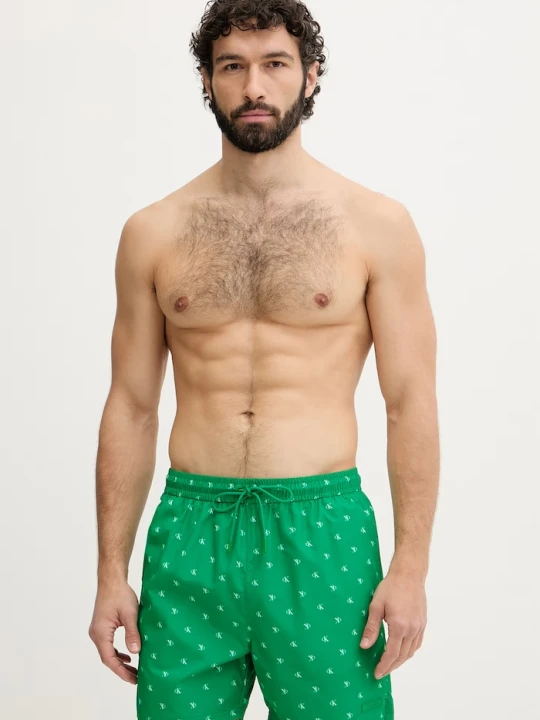 Zdjęcie produktu Calvin Klein szorty kąpielowe męskie zielony