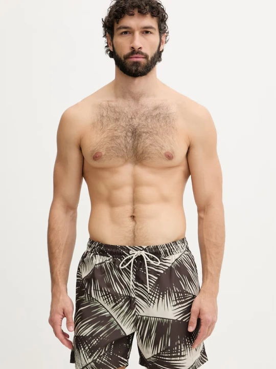 Zdjęcie produktu Calvin Klein szorty kąpielowe męskie brązowy