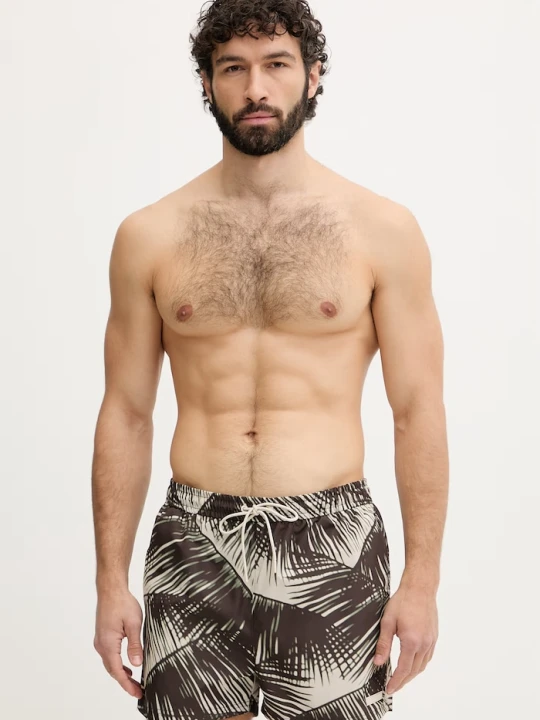 Zdjęcie produktu Calvin Klein szorty kąpielowe męskie brązowy