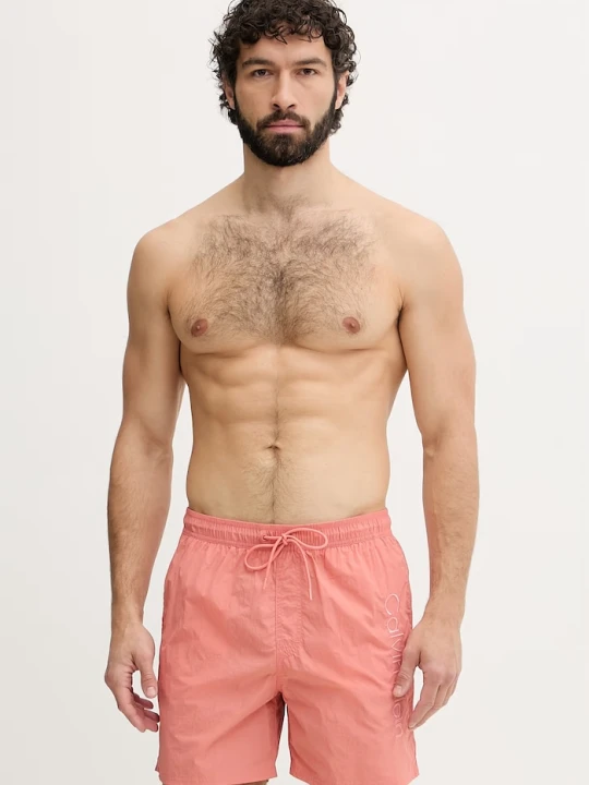 Zdjęcie produktu Calvin Klein szorty kąpielowe męskie pomarańczowy