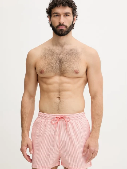Zdjęcie produktu Calvin Klein szorty kąpielowe męskie pomarańczowy