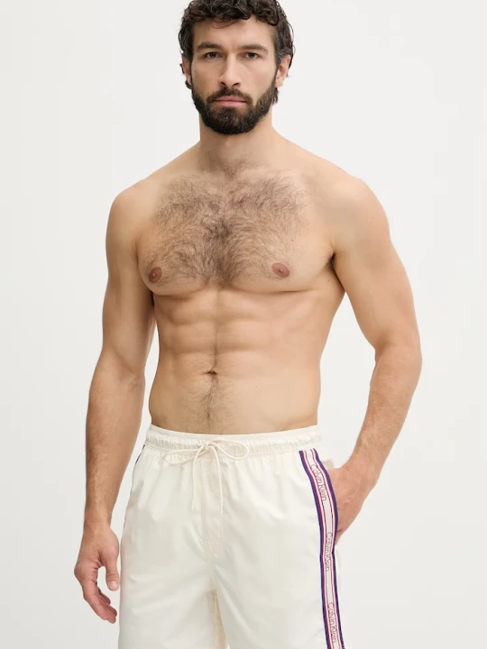 Zdjęcie produktu Calvin Klein szorty kąpielowe męskie beżowy