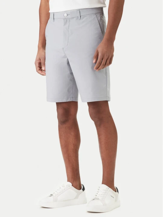 Zdjęcie produktu Calvin Klein Szorty materiałowe LV04LB613G Szary Straight Fit