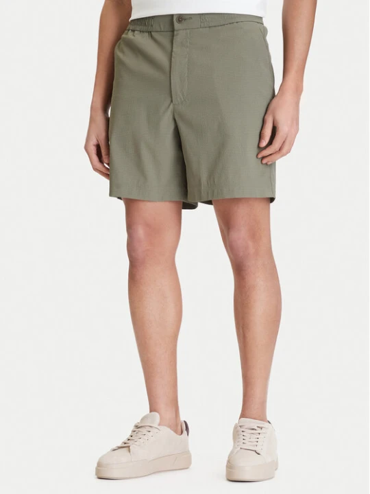 Zdjęcie produktu Calvin Klein Szorty materiałowe LV04LF610G Khaki Straight Fit