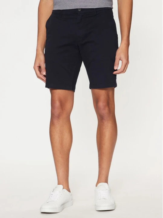 Zdjęcie produktu Calvin Klein Szorty materiałowe Modern Twill K10K114063 Granatowy Slim Fit