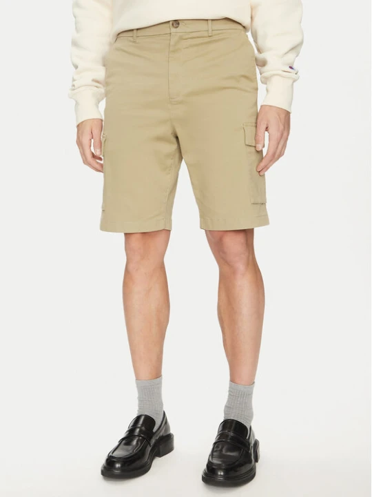 Zdjęcie produktu Calvin Klein Szorty materiałowe Modern Twill K10K114067 Beżowy Regular Fit
