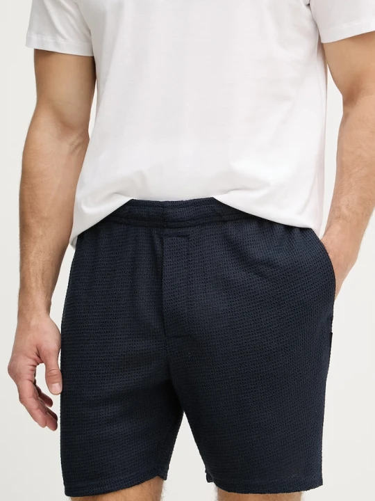 Zdjęcie produktu Calvin Klein szorty męskie z wiskozą granatowy