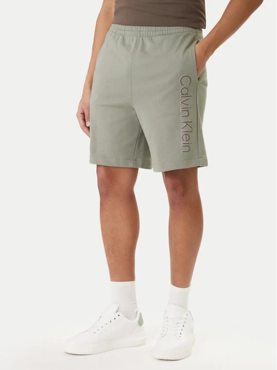 Zdjęcie produktu Calvin Klein Szorty sportowe LV04LF240G Beżowy Regular Fit