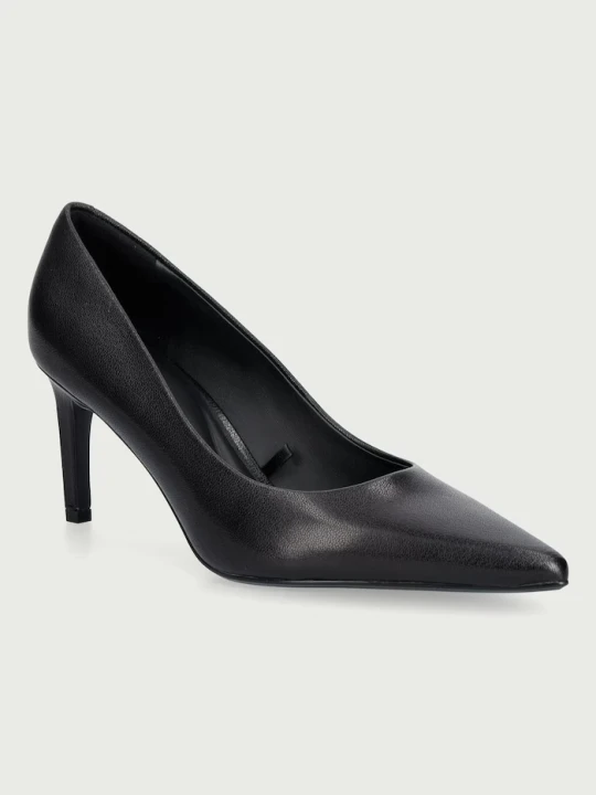 Zdjęcie produktu Calvin Klein szpilki skórzane ESS STILET 70 POLISHED LTH czarny