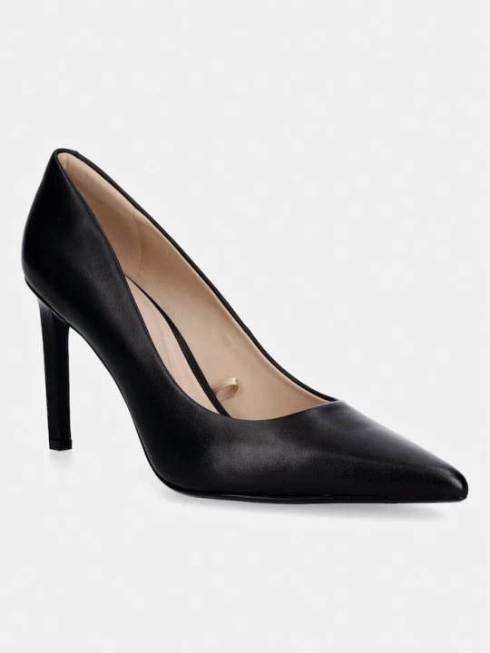 Zdjęcie produktu Calvin Klein szpilki skórzane ESS STILETTO 90 czarny