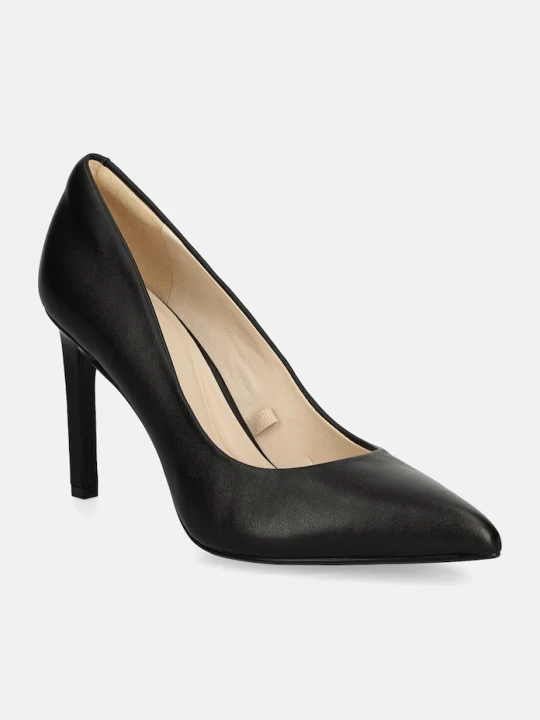 Zdjęcie produktu Calvin Klein szpilki skórzane HEEL PUMP 90 LTH czarny