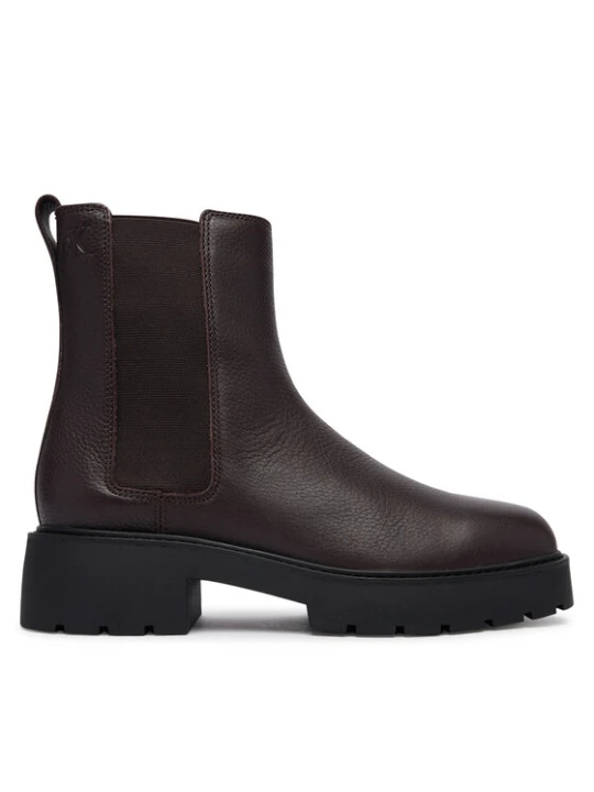 Zdjęcie produktu Calvin Klein Sztyblety Chunky Chelsea Boot Lth YW0YW02072 Bordowy