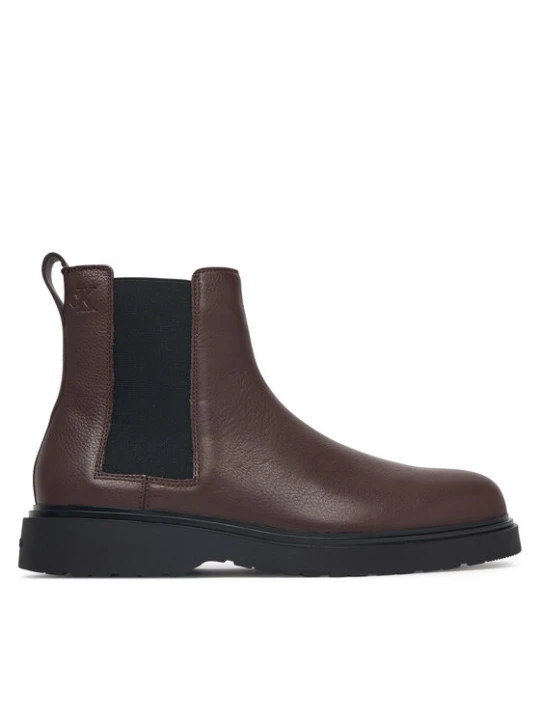 Zdjęcie produktu Calvin Klein Sztyblety Combat Ess Chelsea Boot Lth YM0YM01374 Brązowy