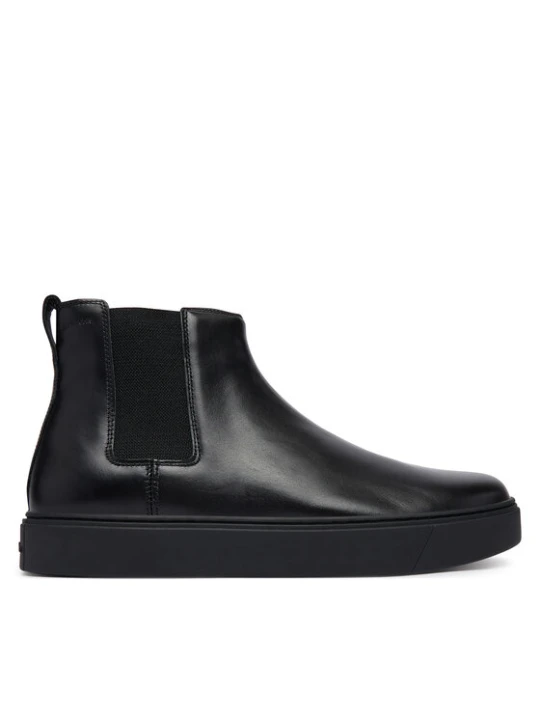 Zdjęcie produktu Calvin Klein Sztyblety Hybrid Clean Chelsea Wax Lth HM0HM02253 Czarny