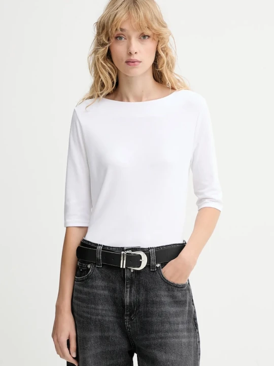 Zdjęcie produktu Calvin Klein T-shirt damski bawełniany biały