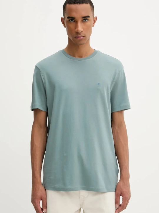Zdjęcie produktu Calvin Klein T-shirt męski bawełniany turkusowy