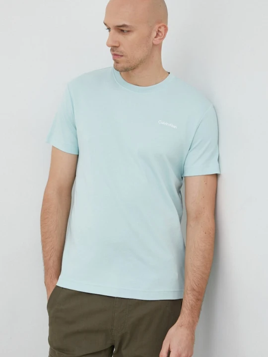 Zdjęcie produktu Calvin Klein t-shirt bawełniany zielony