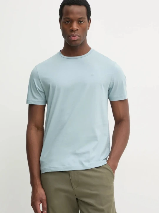Zdjęcie produktu Calvin Klein t-shirt bawełniany niebieski