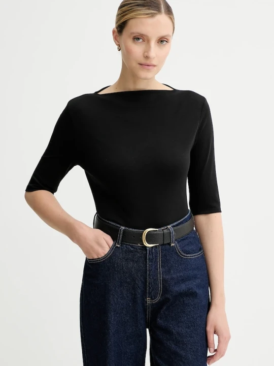 Zdjęcie produktu Calvin Klein T-shirt damski bawełniany czarny