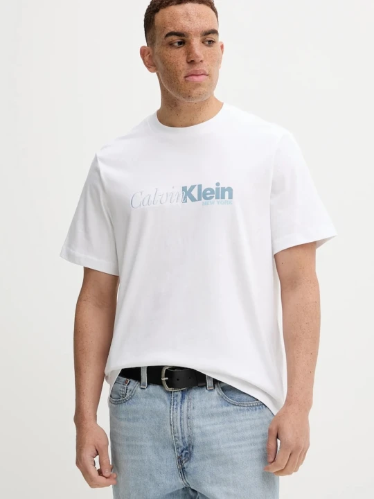 Zdjęcie produktu Calvin Klein t-shirt bawełniany biały