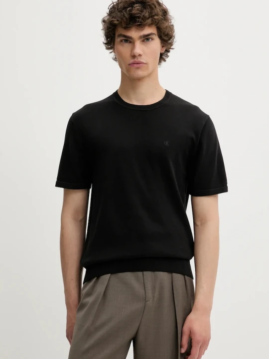 Zdjęcie produktu Calvin Klein T-shirt męski bawełniany czarny