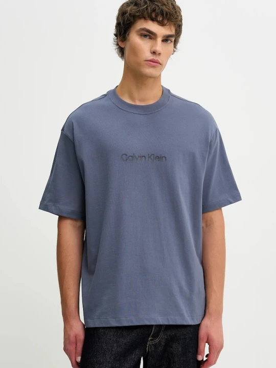 Zdjęcie produktu Calvin Klein T-shirt męski bawełniany granatowy