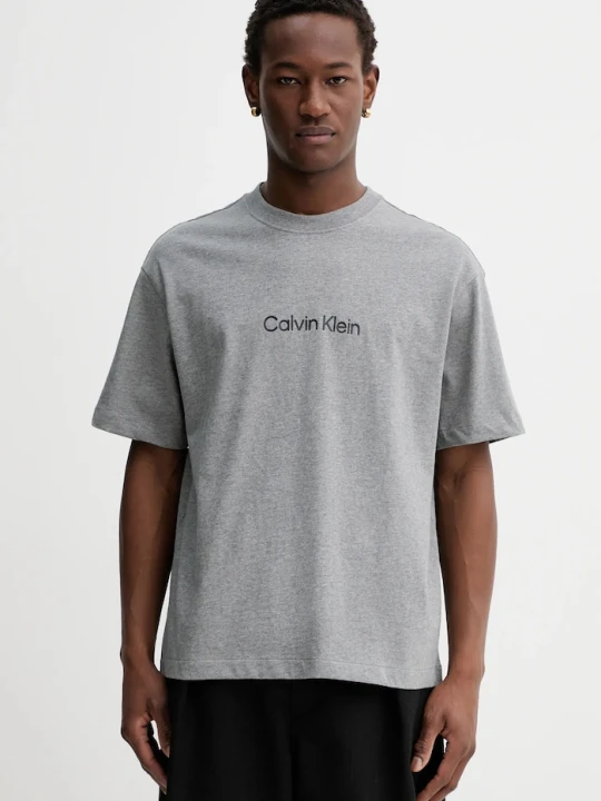 Zdjęcie produktu Calvin Klein T-shirt męski bawełniany szary