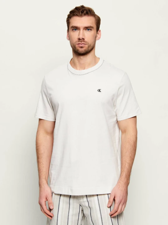 Zdjęcie produktu Calvin Klein T-shirt | Classic fit beżowy