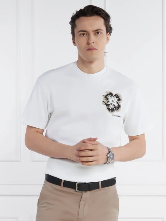 Zdjęcie produktu Calvin Klein T-shirt | Comfort fit biały
