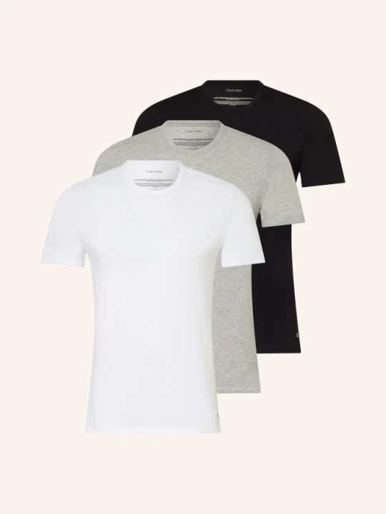 Zdjęcie produktu Calvin Klein T-Shirt Cotton Stretch Blend, 3 Szt. grau