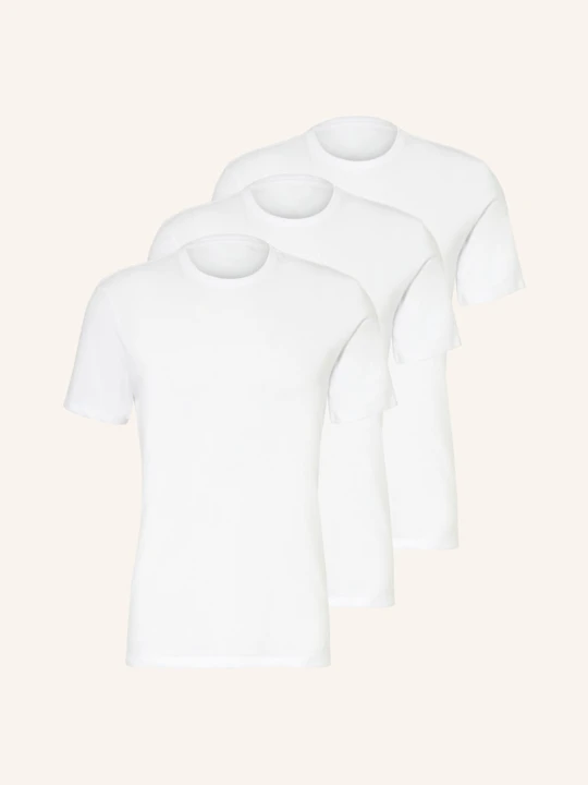 Zdjęcie produktu Calvin Klein T-Shirt Cotton Stretch Blend, 3 Szt. weiss BIAŁY