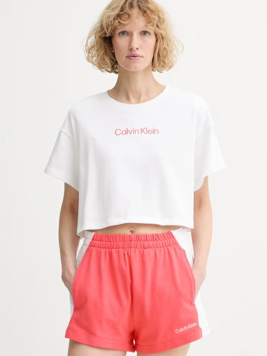 Zdjęcie produktu Calvin Klein T-shirt damski bawełniany biały