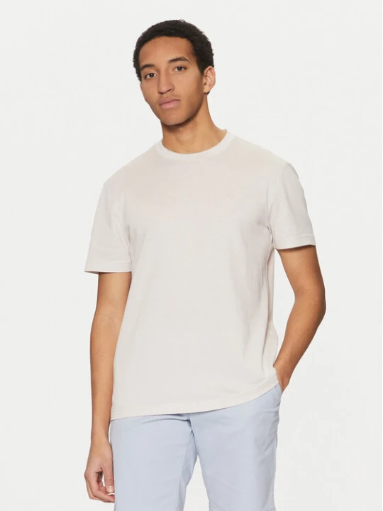 Zdjęcie produktu Calvin Klein T-Shirt K10K114166 Beżowy Regular Fit
